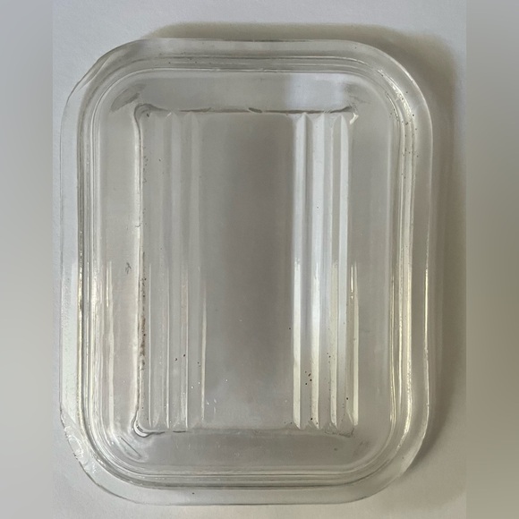 Vintage red pyrex 501-B with clear glass lid 501-C - Picture 10 of 10